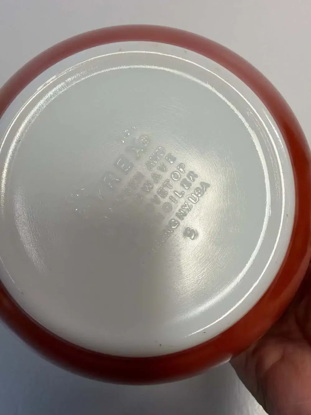 Pyrex vintage mixing